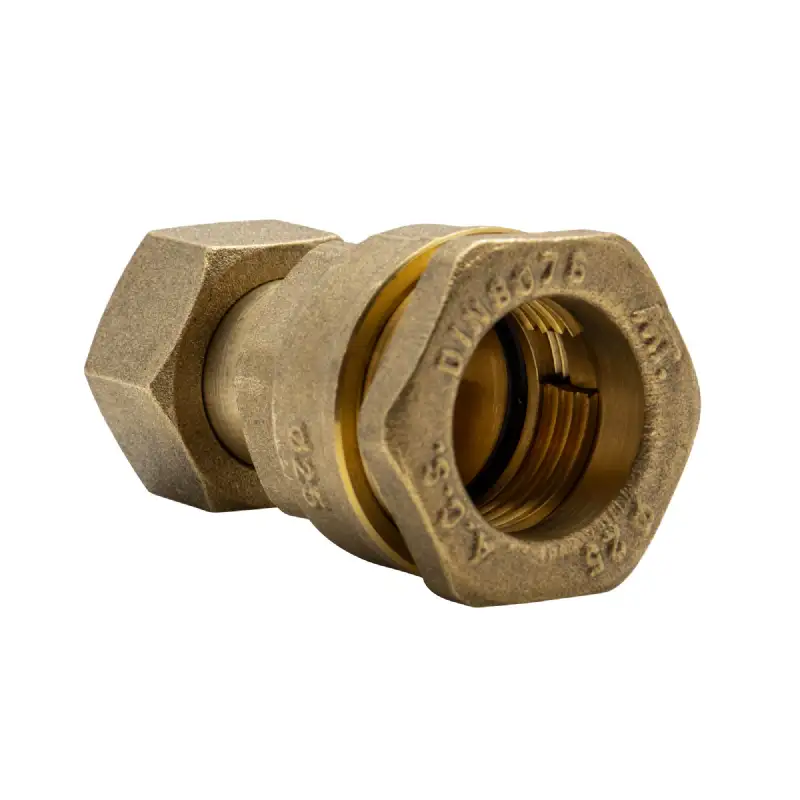 Raccord écrou prisonnier laiton femelle d25 3-4