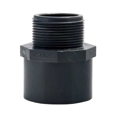 Raccord pression fileté PVC M/F 40x49 Mø63-Fø50 mm