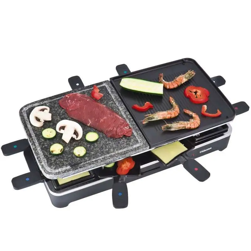 Raclette grill pierrade 1500 watts tristar