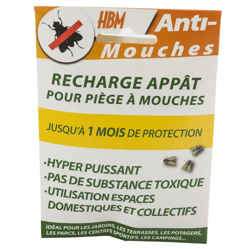 Recharge appât pour piège à mouche