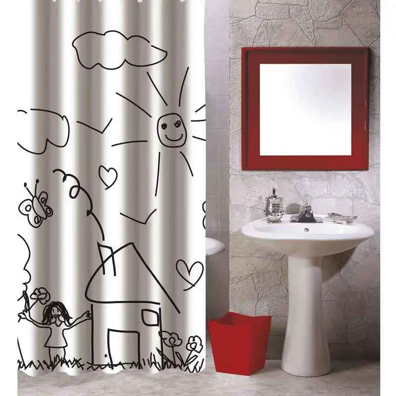 Rideau de douche Jardin d'enfant