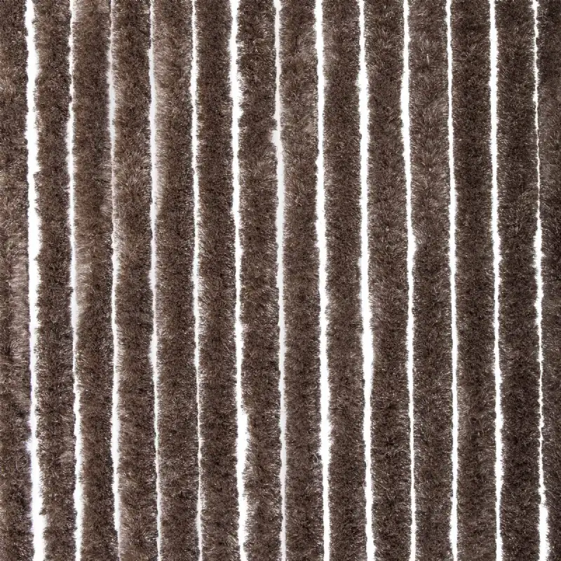 Rideau chenille chocolat uni (90x220cm) WERKA PRO