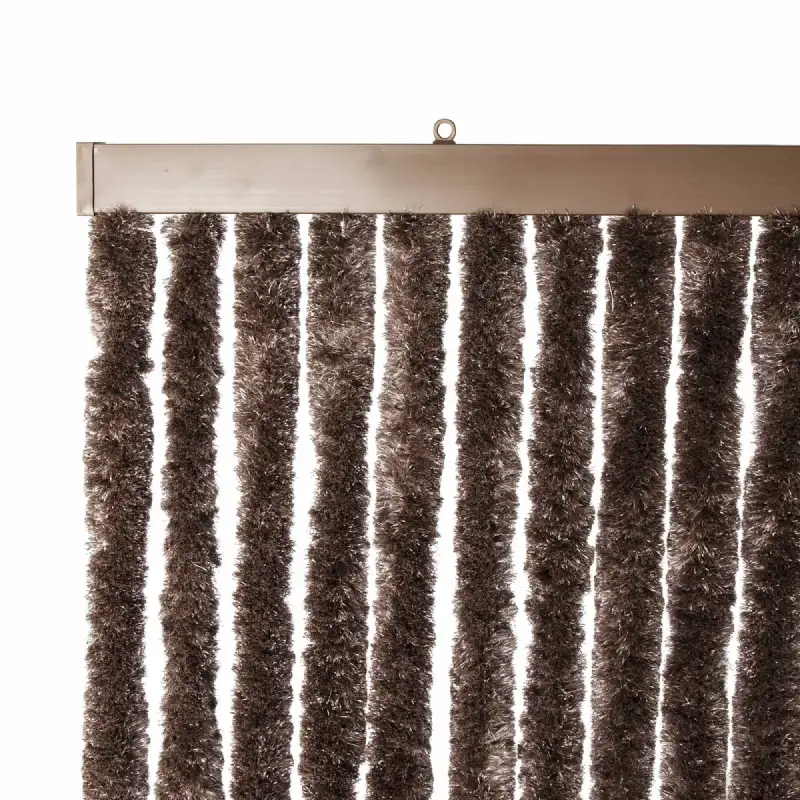 Rideau chenille chocolat uni (90x220cm) WERKA PRO