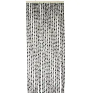 Rideau chenille gris clair et anthracite WERKA PRO