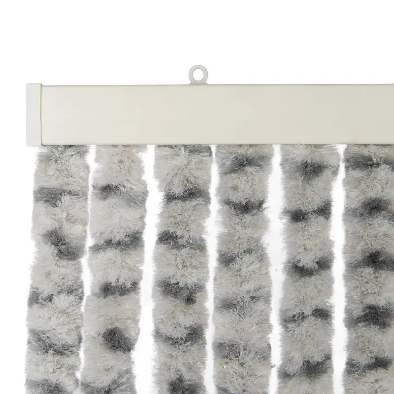 Rideau chenille gris clair et anthracite WERKA PRO