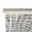 Rideau chenille gris clair et anthracite WERKA PRO