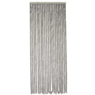 Rideau chenille gris clair uni  WERKA PRO