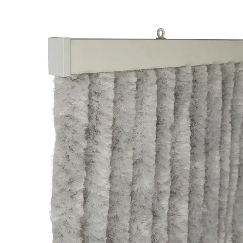 Rideau chenille gris clair uni WERKA PRO