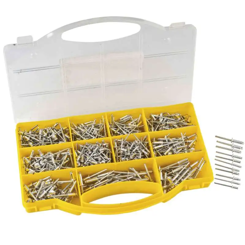 Rivets aveugles assortis 650pcs