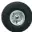 Roue gonflable ⌀260 x 85 mm axe déporté WERKA PRO