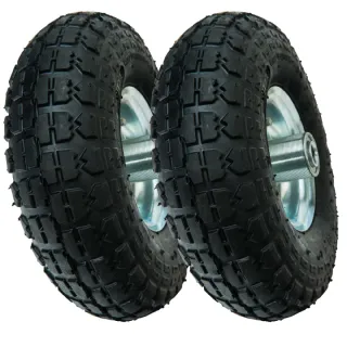 Roues gonflable Ø 260 axe déporté 2 pièces WERKA PRO 