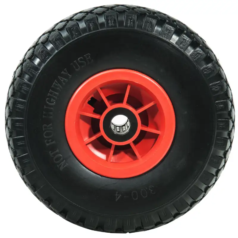 Roue increvable Ø 260 x 85 mm axe central WERKA PRO 