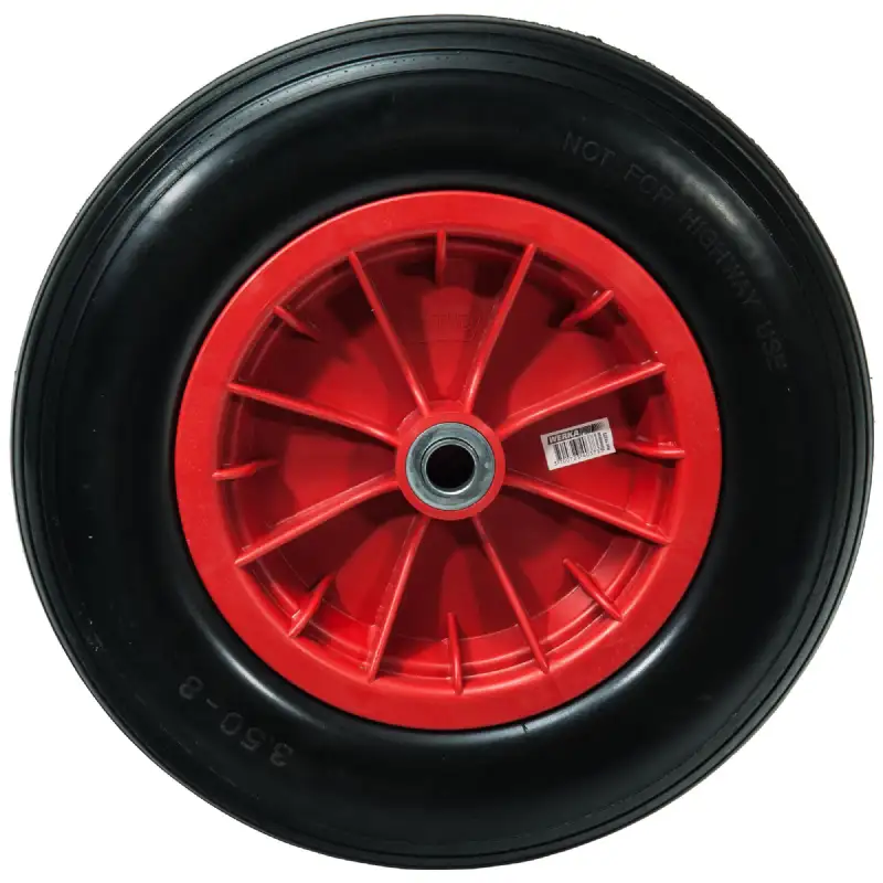 Roue increvable 14''(360x85 mm) axe central WERKAPRO