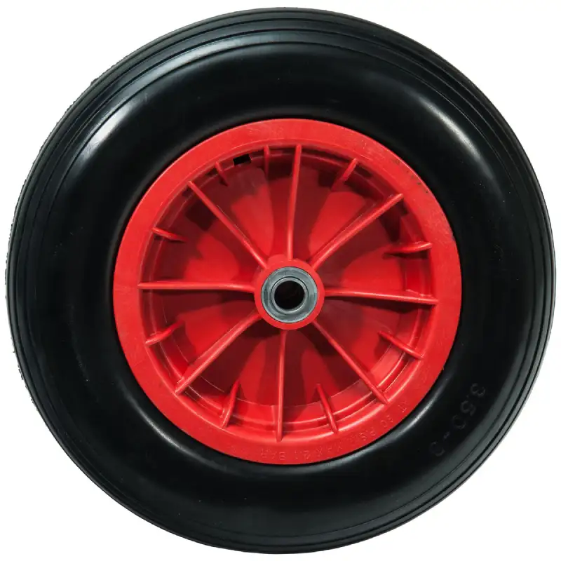 Roue increvable 14''(360x85 mm) axe central WERKAPRO