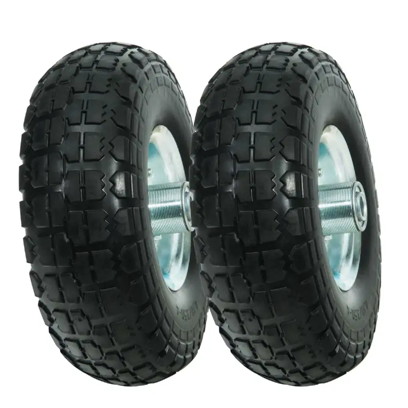 Roue increvable axe déporté 2 PCS WERKA PRO