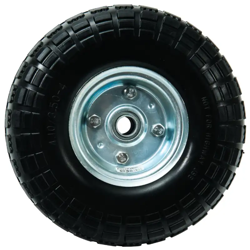 Roue increvable ⌀260x 85 mm axe déporté