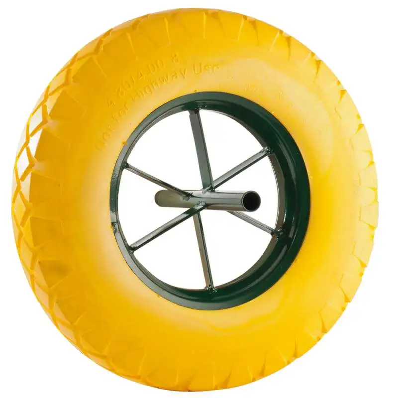 Roue increvable de 395mm avec axe 20mm