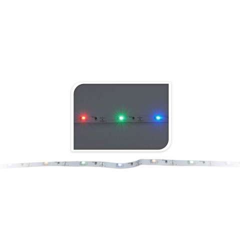 Ruban adhésif 30 led multicolore 1m - Ledstrip - 1,79€ Ruban adhésif 30 led multicolore 1m