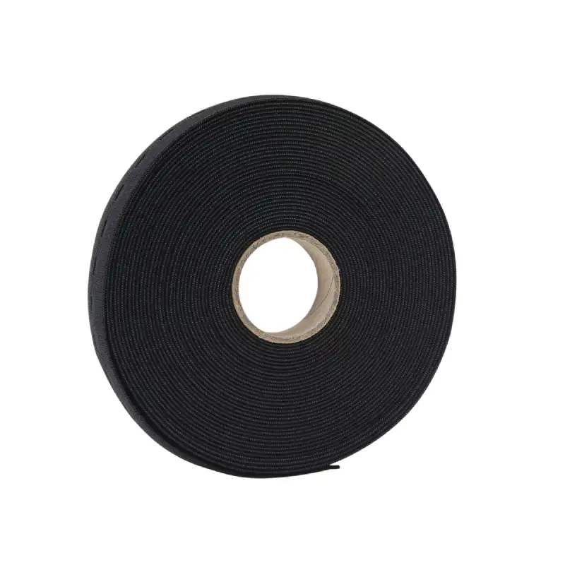 Ruban élastique boutonnier noir 19 mm x 10 m WERKA PRO