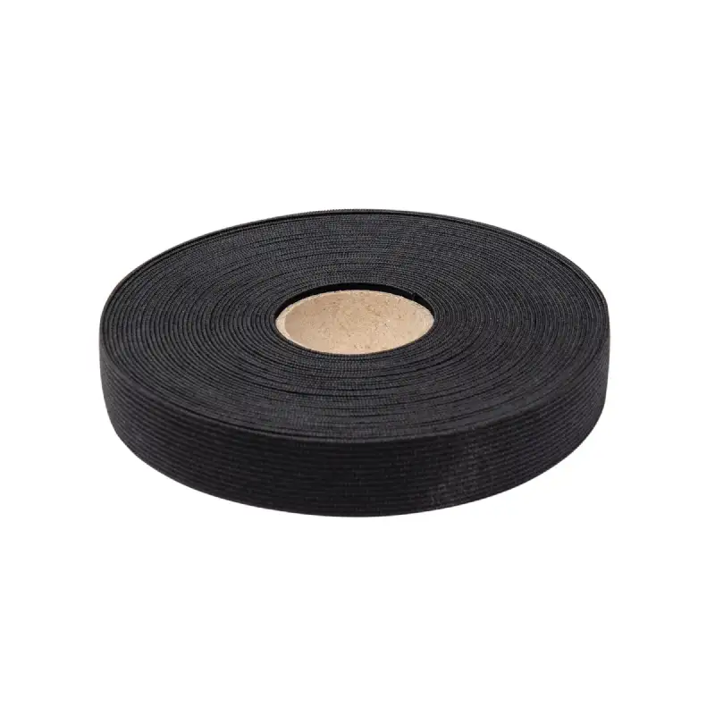 Ruban élastique tricoté noir 10 mètres WERKA PRO