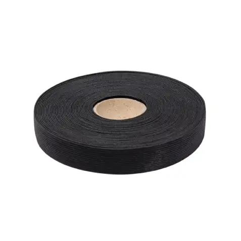 Ruban élastique tricoté noir 10 mètres  WERKA PRO