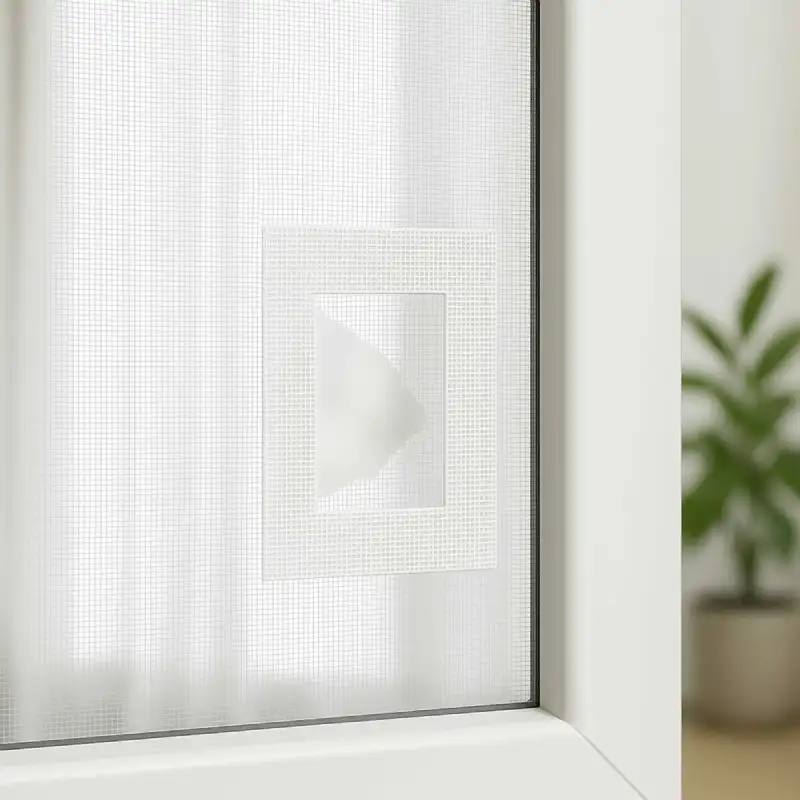 Ruban réparateur moustiquaire blanc 5cmx2m