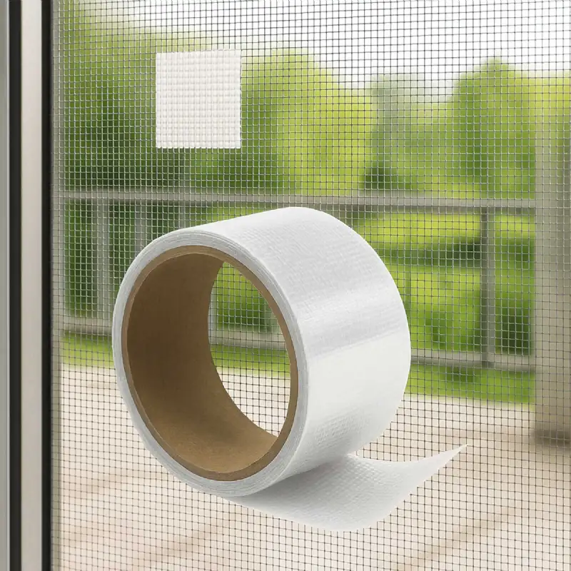 Ruban réparateur moustiquaire blanc 5cmx2m