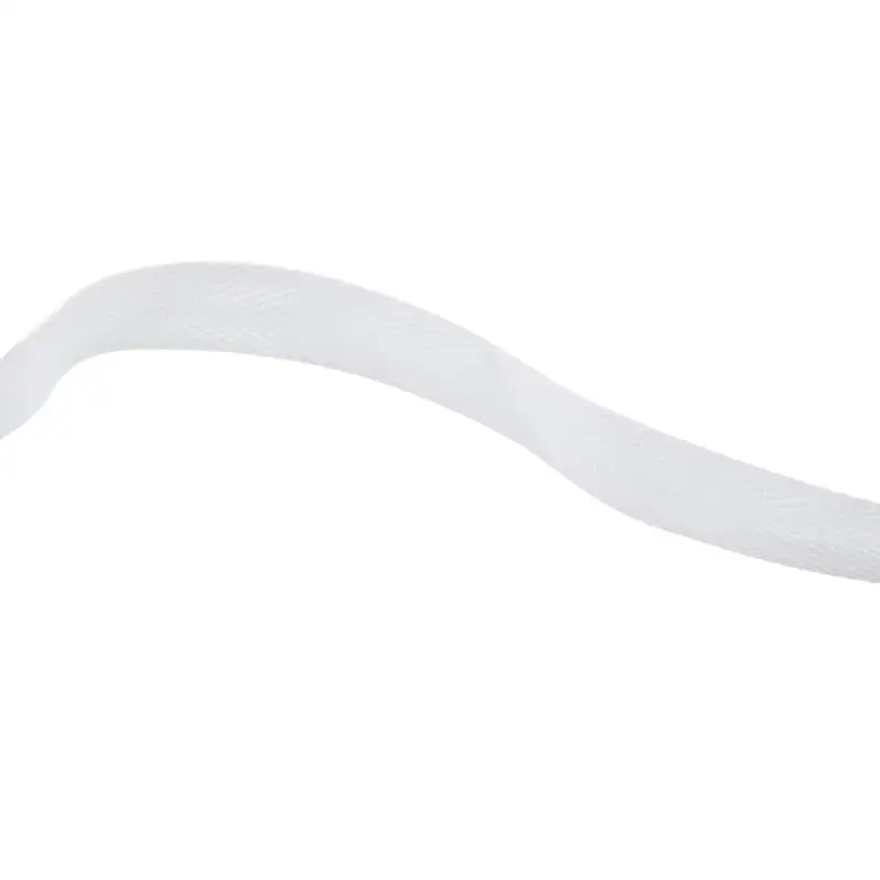 Ruban Sergé en V Blanc 100% Coton Biologique WERKA PRO
