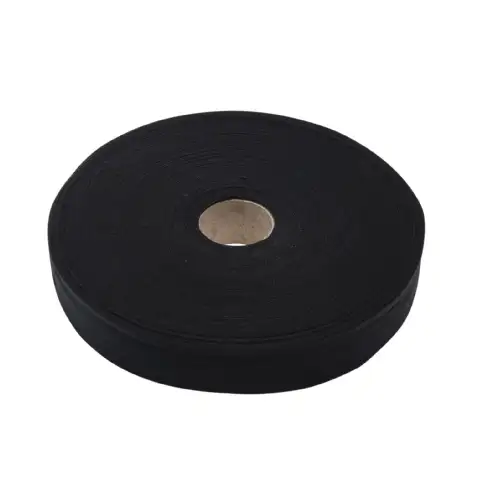 Ruban gros grain coton noir 50 m WERKA PRO