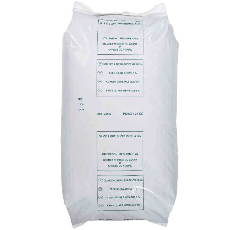 Sable pour filtration 0,4-0,8mm 25kg