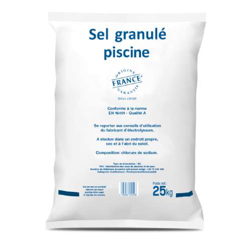 Sel spécial piscine 25 kg en granules