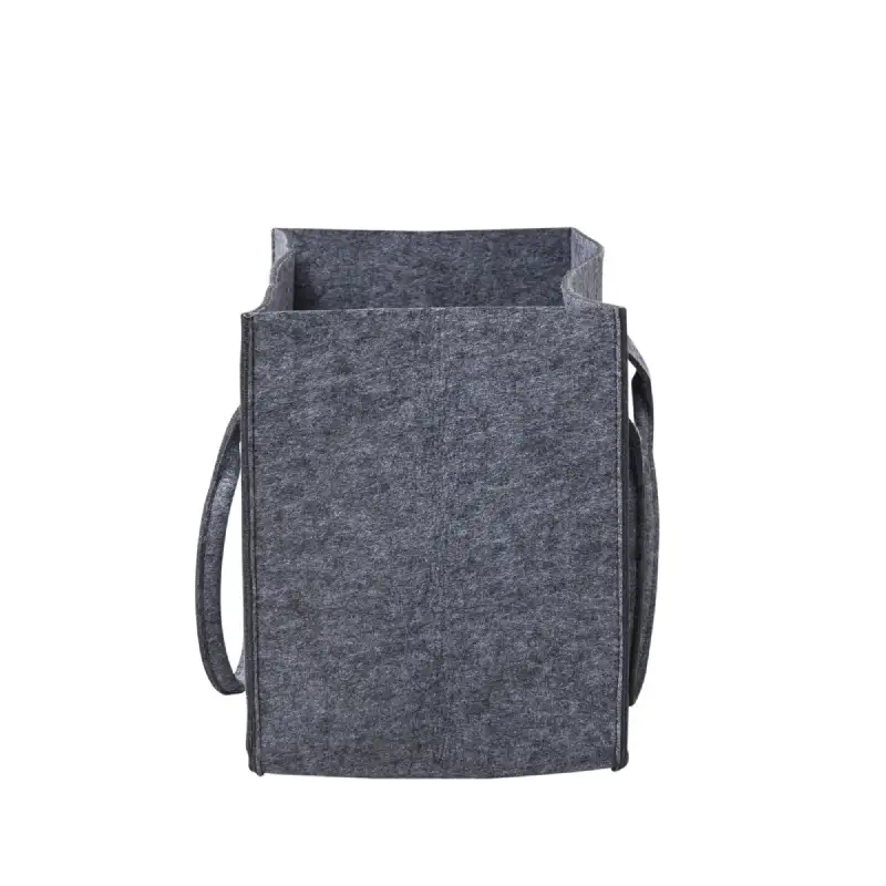 Sac à bûches en feutre gris WERKA PRO (50x27x34cm)