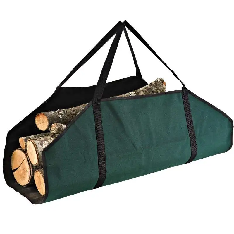 Sac à bûches en toile