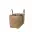 Sac porte bûches en jute naturel WERKA PRO
