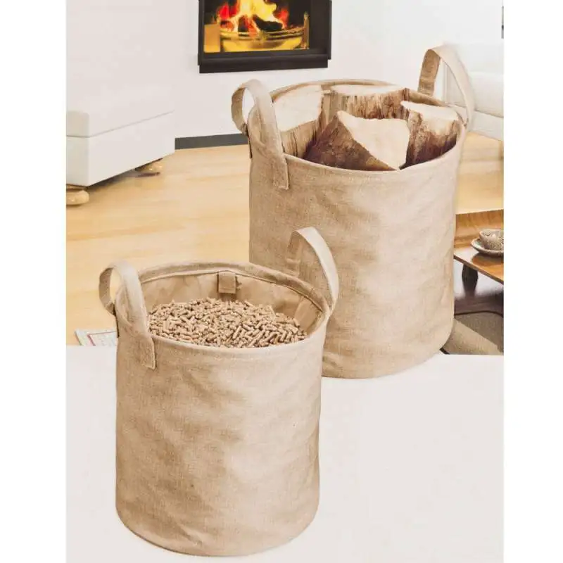 Sac en toile de jute naturel ø38 x 38cm
