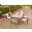 Salon de jardin table + 6 fauteuils vira