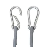 Tendeur  avec mousqueton aluminium (2 pcs)