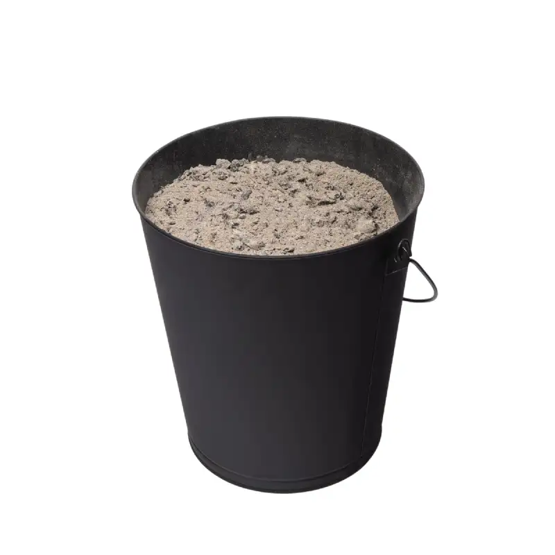 Seau à cendre en métal avec couvercle WERKA PRO