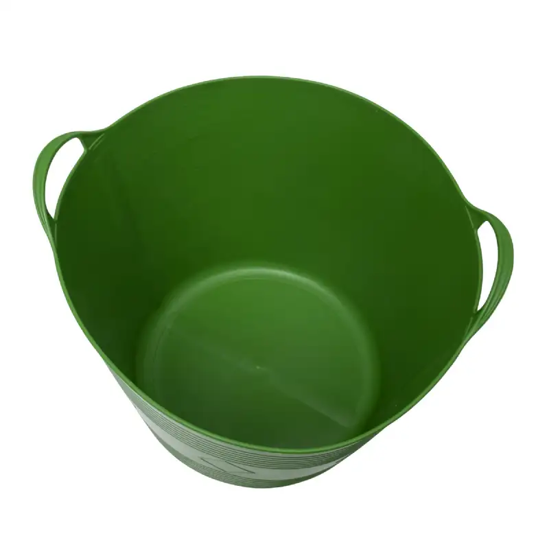 Seau souple 43L avec poignée vert ø45cm