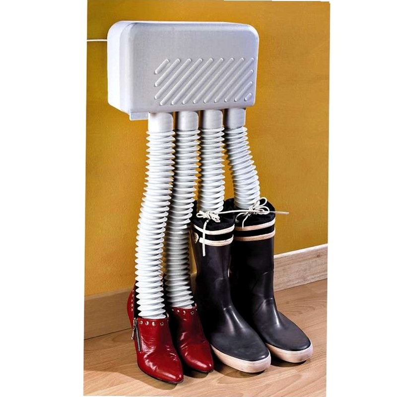 Sèche-chaussures électrique Pliable - Minuterie 3 Temps, Antibactérien, Charbon Actif Contre Odeurs