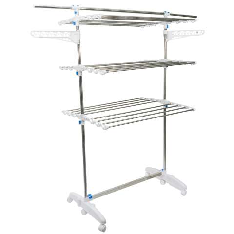 Séchoir à linge inox télescopique Werkapro (22m de séchage) - Werkapro - 39,99€ Séchoir à linge inox télescopique Werkapro (22m de séchage)