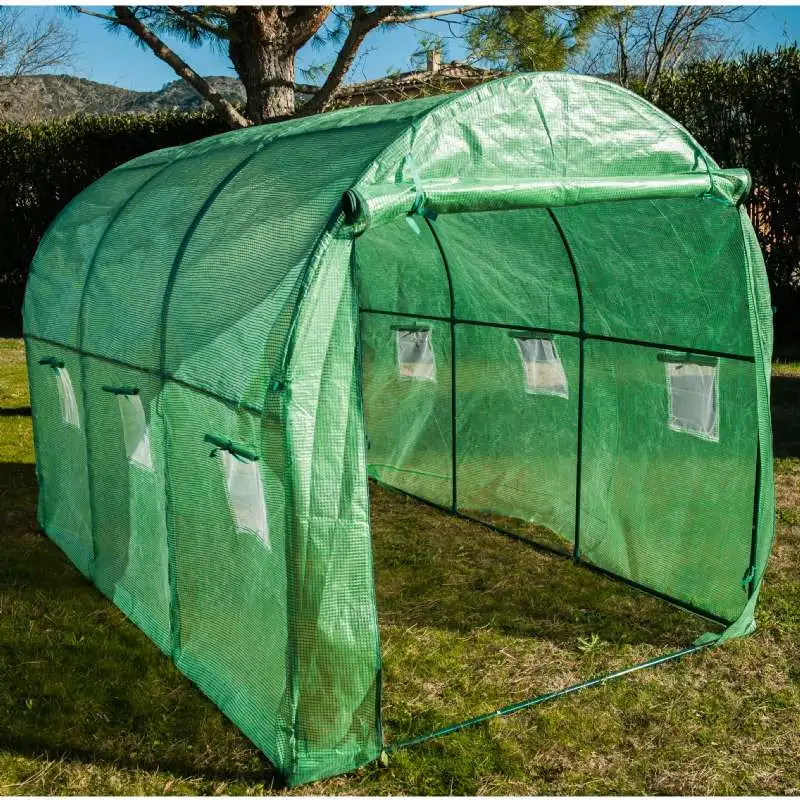 Serre de jardin 6 fenêtres, 5,4m²  (3x1,8x2m)