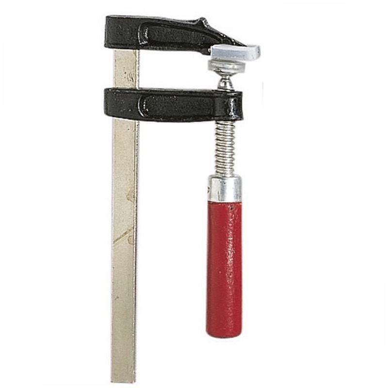 Facom 274.400 - Serre-joint à Vis Professionnel - Capacité 400mm - Force De Serrage 6500N (Environ 650kg)