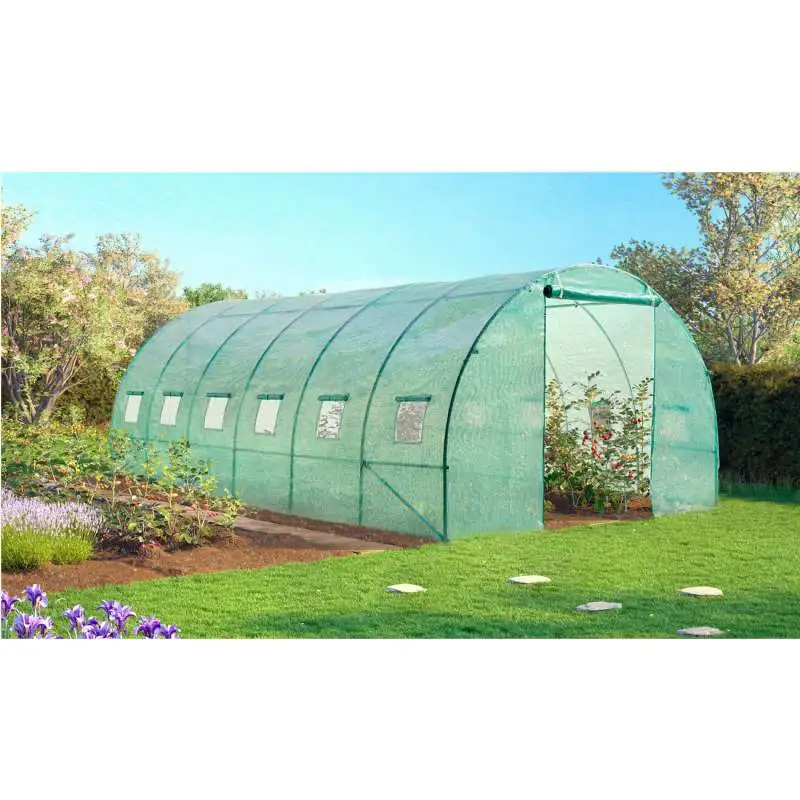 Serre tunnel de jardin 18m² 3x6 mètres
