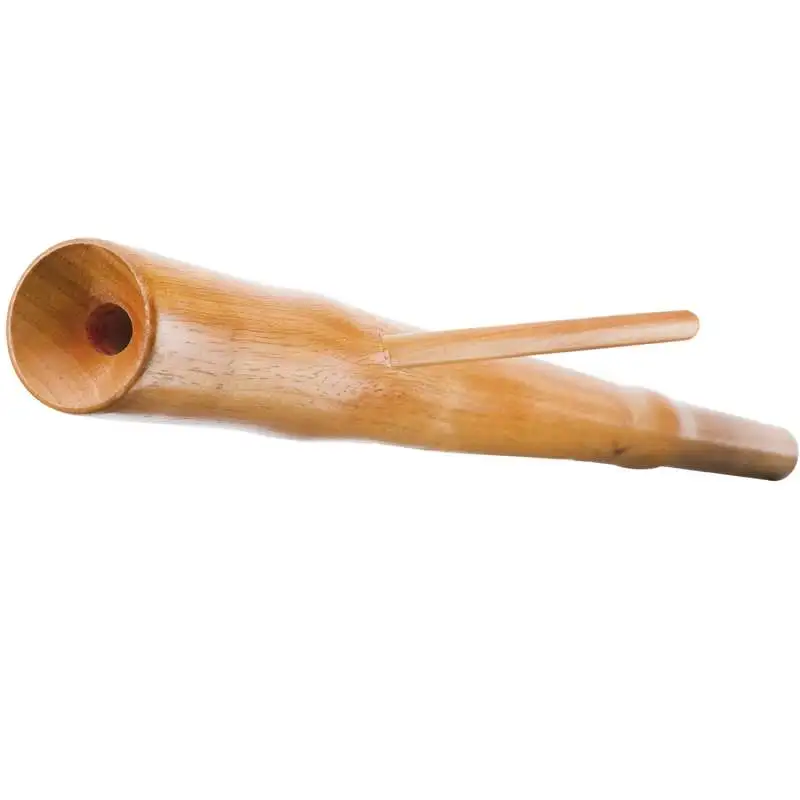 Soufflet à bouche en bois