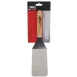 Grande spatule barbecue en acier inoxydable avec manche en bois - BBQ
