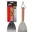 Spatule  en acier inoxydable avec manche en bois 27 cm - BBQ
