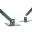 Support jambe de force fer vert Werka Pro 
