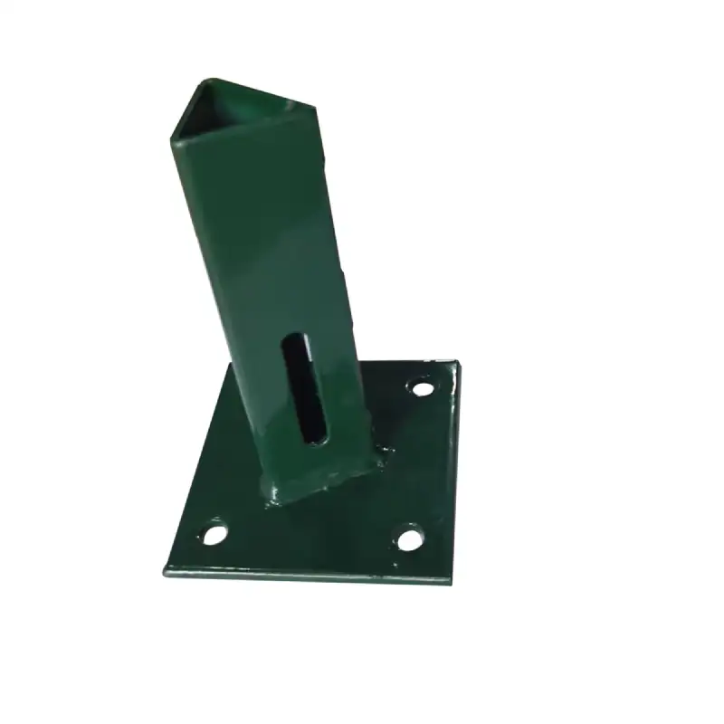 Support poteau fer forme T WERKA PRO vert Provence Outillage
