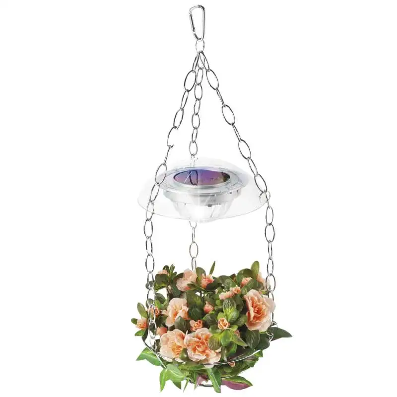 Suspension solaire pour fleurs 2 leds
